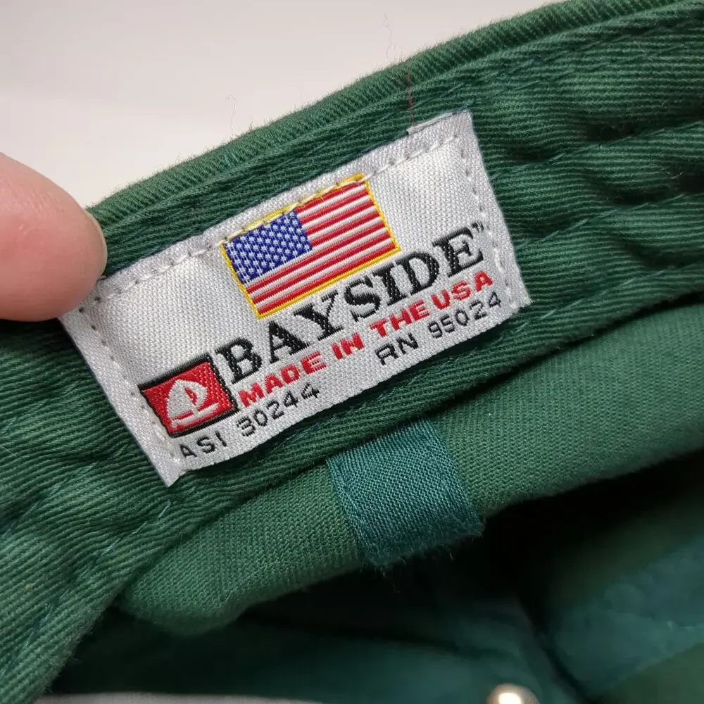 Bayside Baseball Cap Green OSFM Reliable Property Maintenance Made in USA Hat